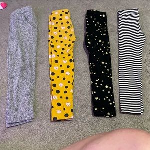 Assorted leggings 4T